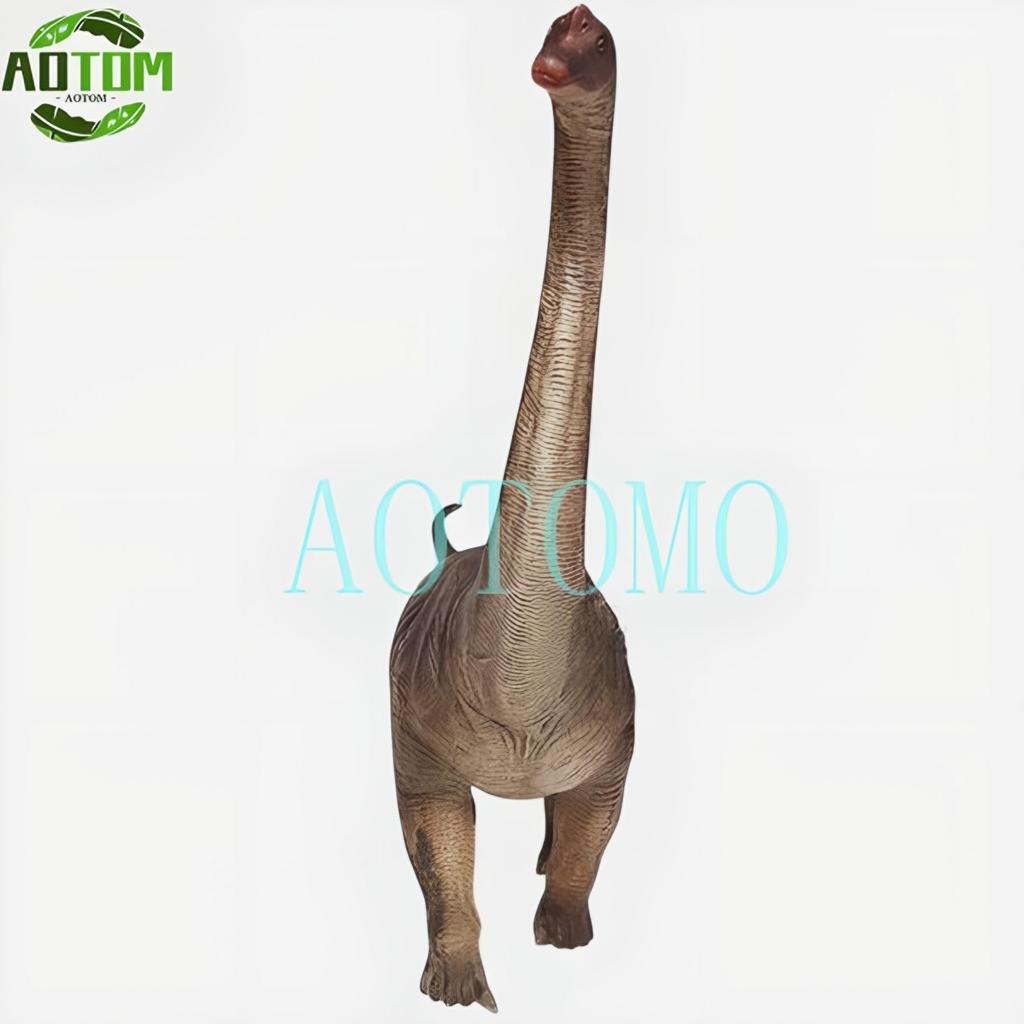 Aotomo Dinosaur Figure Vinyl Model Brachiosaurus Blue FK Big Size Soft Vinyl Dinosaur