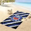 Bath Rugby Print Beach Towel, Large Soft Quick Dry Towel for Beach Camping Swimming