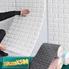 3D самоклеящиеся обои, непрерывные водонепроницаемые наклейки на кирпичную стену, гостиная, спальня, детская комната, украшение для дома