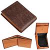 Bifold Box Coin Purse Wallet Thin Soft Easy To Use Italian Leather Made by Top Leather Craftsmen Large Capacity Genuine Leather [Fabrizio] Men's Men's