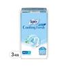 Sofy Cooling Fresh Winged Sanitary Pads, Medium Size, 32 Pads Per Pack × 3 Sets