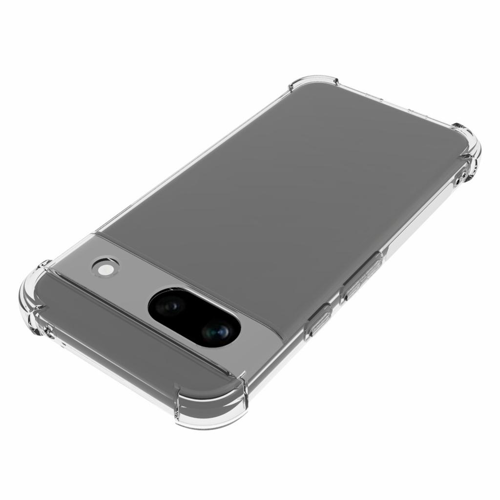 For Google Pixel 8a Case Flexible TPU Anti-scratch Transparent Cell Phone Cover