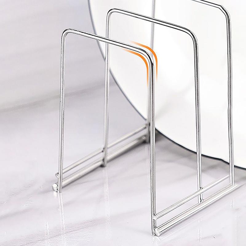 Стойка для сушки посуды из нержавеющей стали, кухонная полка для посуды, крышки для кастрюль, полки для хранения тарелок, многоцелевая полка, держатель для сушки мисок, кухонный органайзер