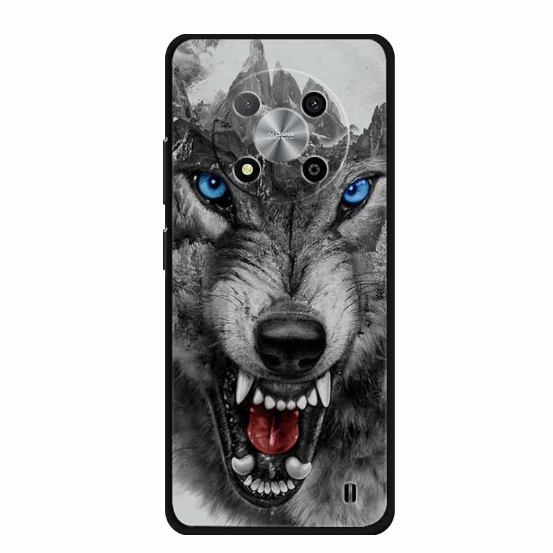 Чехол для ZTE Blade A73 5G Роскошный Мягкий Силикон ТПУ Чехол для Телефона Для ZTE Blade A73 5G 7160N Мультяшный Защитный Цветы Новый Fundas