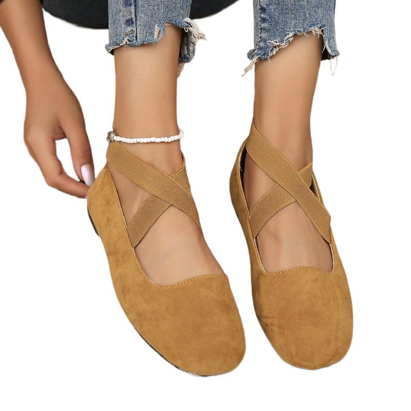 2026 New Shoes for Women Shallow Women's Flats Fashion Solid Casual Flat Shoes High Quality Round Toe Flat Low Heels Zapatos