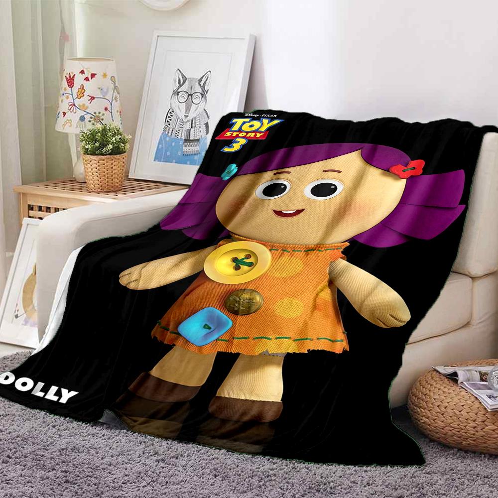 1Pc Toy Story Character Blanket Soft And Comfortable Casual Warm Camping Travel Christmas Halloween Xmas Gift M924284