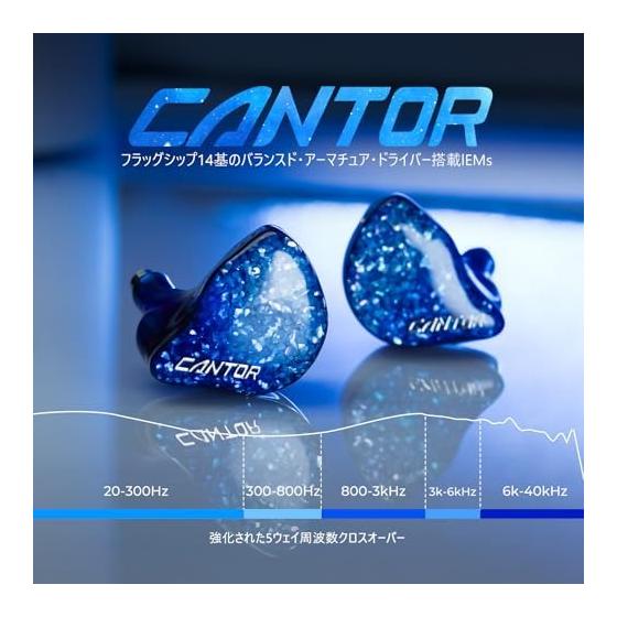 Проводные наушники HiFiGo, мониторные наушники AFUL Cantor iem 5BA, двухполосная акустическая система Acoustic Maze System, 5-полосный частотный кроссовер, медный кабель LC-OFC 5N.