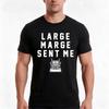 Large Marge Sent Me Tshirt Summer Casual Cotton Tee Oversized Streetwear Tops Vintage Graphic Print Loose Fit Short Sleeve