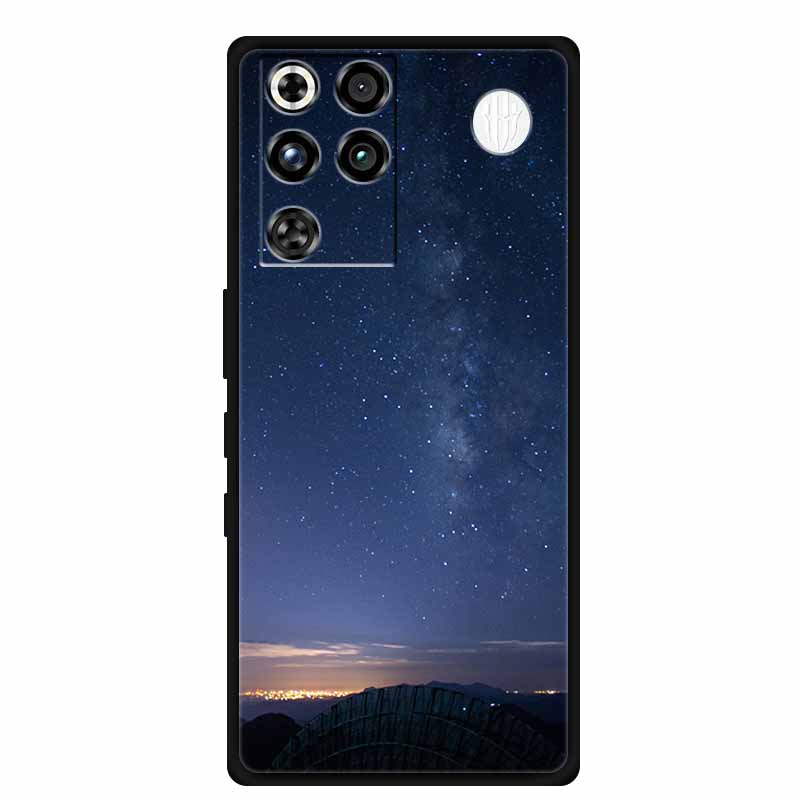 Чехол для телефона ZTE Nubia RedMagic 11 Pro 5G Задняя крышка Черный Силикон ТПУ Мягкий Чехол Для Nubia RedMagic 11Pro Funda Capas
