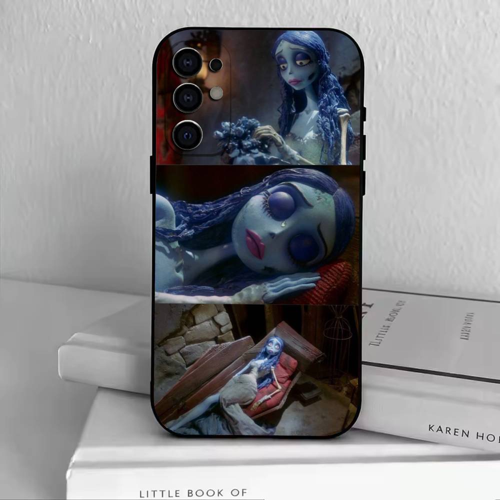 Чехол для телефона Corpse Bride-E-Emily для Samsung S25, S24, S21, S22, S23, S30, Ultra, S20, Plus, Fe, Мягкий силиконовый черный чехол