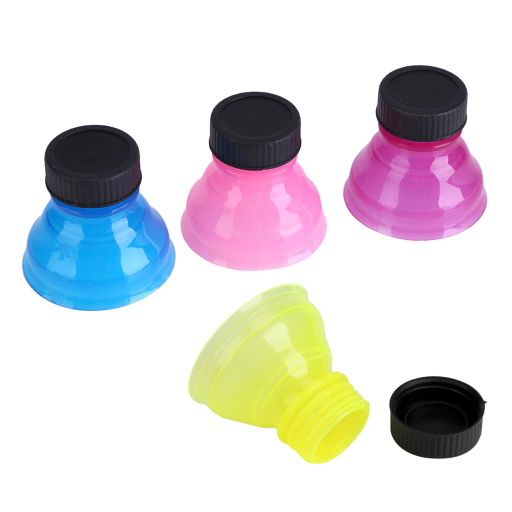 6Pcs Reusable Useful Snap On Pop Can Bottle Caps for Cool Soda Drink Lid