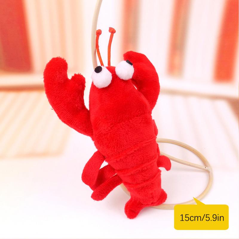 Забавная кукла-брелок Красный омар плюшевые игрушки подвеска краб чучело животное ПП хлопок