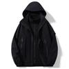 Outdoor Three-in-one Rubber Jacket for Men's Waterproof Hiking Hiking Hiking Hiking Clothes Detachable Fleece Jacket for Women