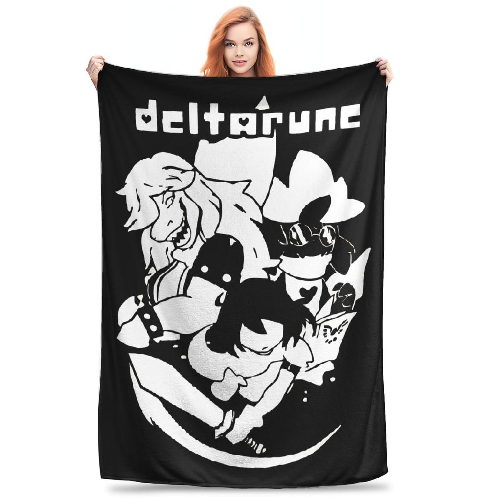 Deltarune Плед Флисовый Летний Кондиционер Видеоигра Многофункциональный Ультра-Мягкий Пледы для Кровати Дивана Ковра Кусок