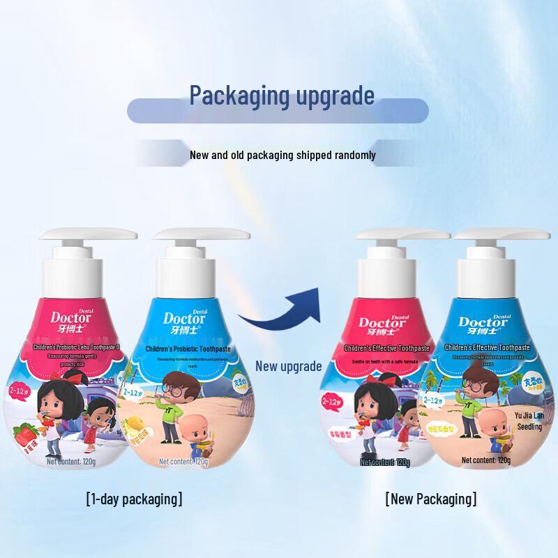 Dr. Dental Cleo Pump Toothpaste & Kids Toothbrush Set