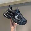 Fashion and Casual Dad Shoes for Women 2024 New Autumn Simple and Versatile Style Sports Shoes Thick Sole Elevated Single Shoes