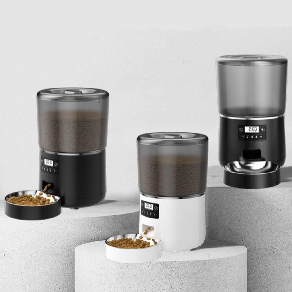 4L Cat Automatic Feeder Timed Feeding APP Control Feeder Dog Food Dispenser For Cats Dogs