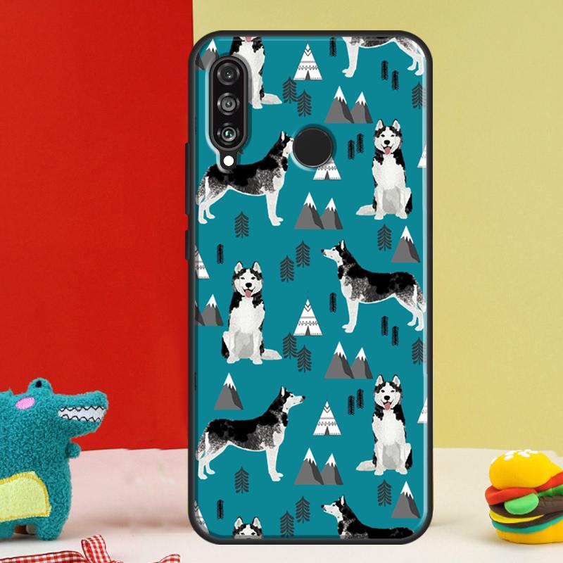 Чехол для телефона Huawei Nova 5T 9 10 SE 12i 12s 11i Y91 Y90 Y60 Y70 Y72 Y61 P60 P30 Pro P20 P40 Lite с изображением собаки Сибирский Хаски