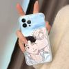 R-Rose And Champagne For iPhone 17 16 15 14 13 12 Mini 11 Pro Max Transparent Case