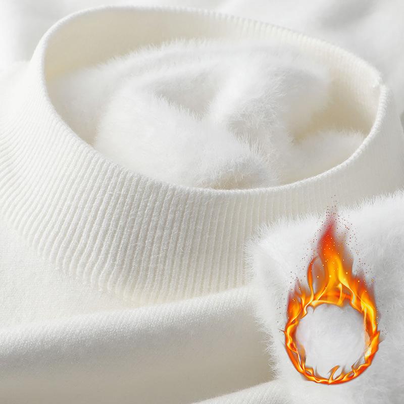 Новые мужские вязаные свитера однотонные водолазки дышащие пуловеры теплые для улицы базовые уличная одежда осень деловые топы