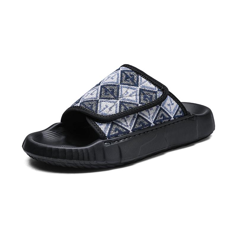 Мужские повседневные тапочки, летние, прохладные, EVA, мягкая подошва для отдыха на открытом воздухе, нескользящая, дышащая, пляжная обувь, модные, молодежные, универсальные, прогулочные сандалии