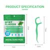 300/600/900PCS Mint Floss Stick - Disposable Floss Cleaning Stick - Toothpick to Remove Plaque and Food Residue - Oral Cleaning