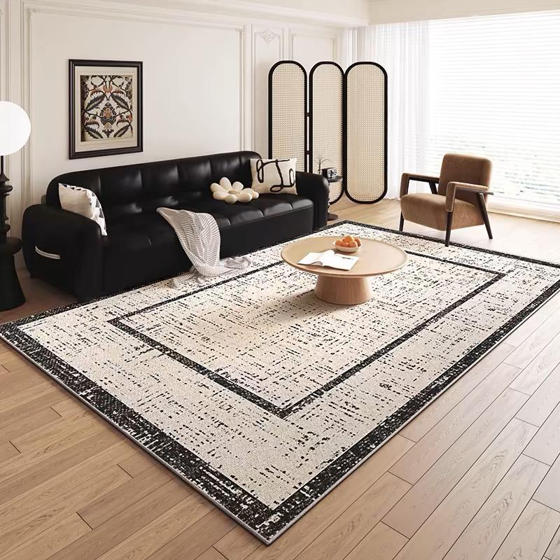 Французский ковер для гостиной с ворсом для домашнего хозяйства, нескользящий и устойчивый к грязи ковер для украшения спальни, коврик для кровати