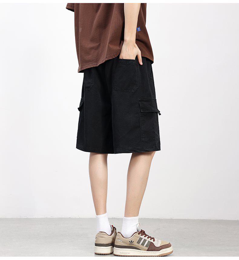 Plus Size Retro Men's Denim Shorts - Summer 2026 Edition