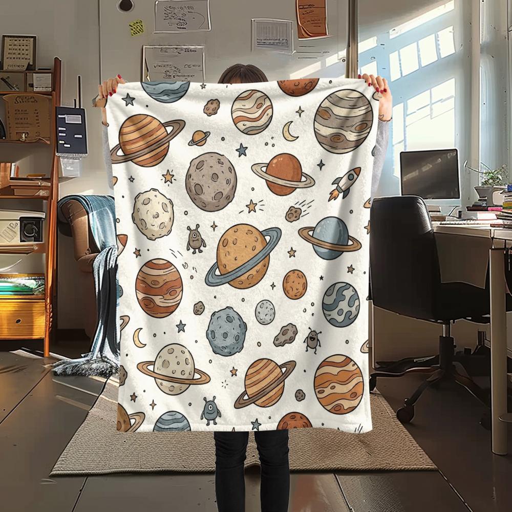 1PC Jewel Butterfly Print Flannel Blanket, High quality All Seasons, Home Decor, Warmth and Comfort, Perfect for Christmas Gifts