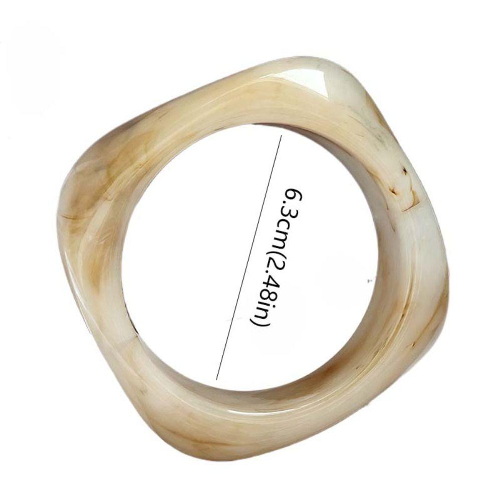 Богемный акриловый браслет в европейском американском стиле ретро-кольцо на руку нестандартный широкий браслет для женщин