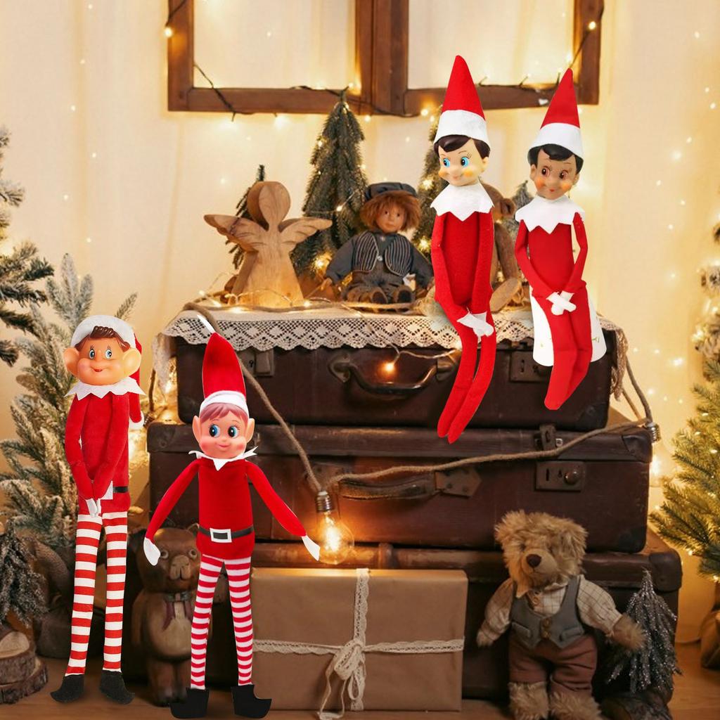Рождественская плюшевая игрушка «Плохое поведение» | Elfette Novelty Long Girl Christmas Doll