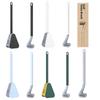 Premium Toilet Cleaning Brush Golf Club Design Ergonomic Handle Effective Bathroom Cleaner