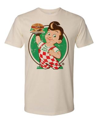 Ретро Футболка Футболка Bob's Big Boy Americana Ностальгия Бургерная