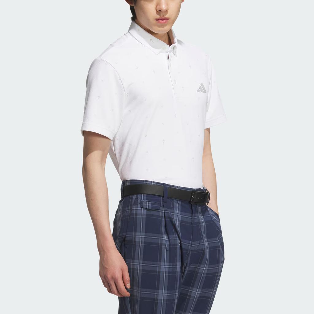 Adidas MONOGRAM Polo Shirt Men's White JE7146