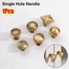 1 шт. Новый антикварный круглый мебельный аксессуар с одним отверстием, ручка для ящика, многоразмерная ручка для шкафа, роскошная винтажная ручка для двери, ручки-пуговицы