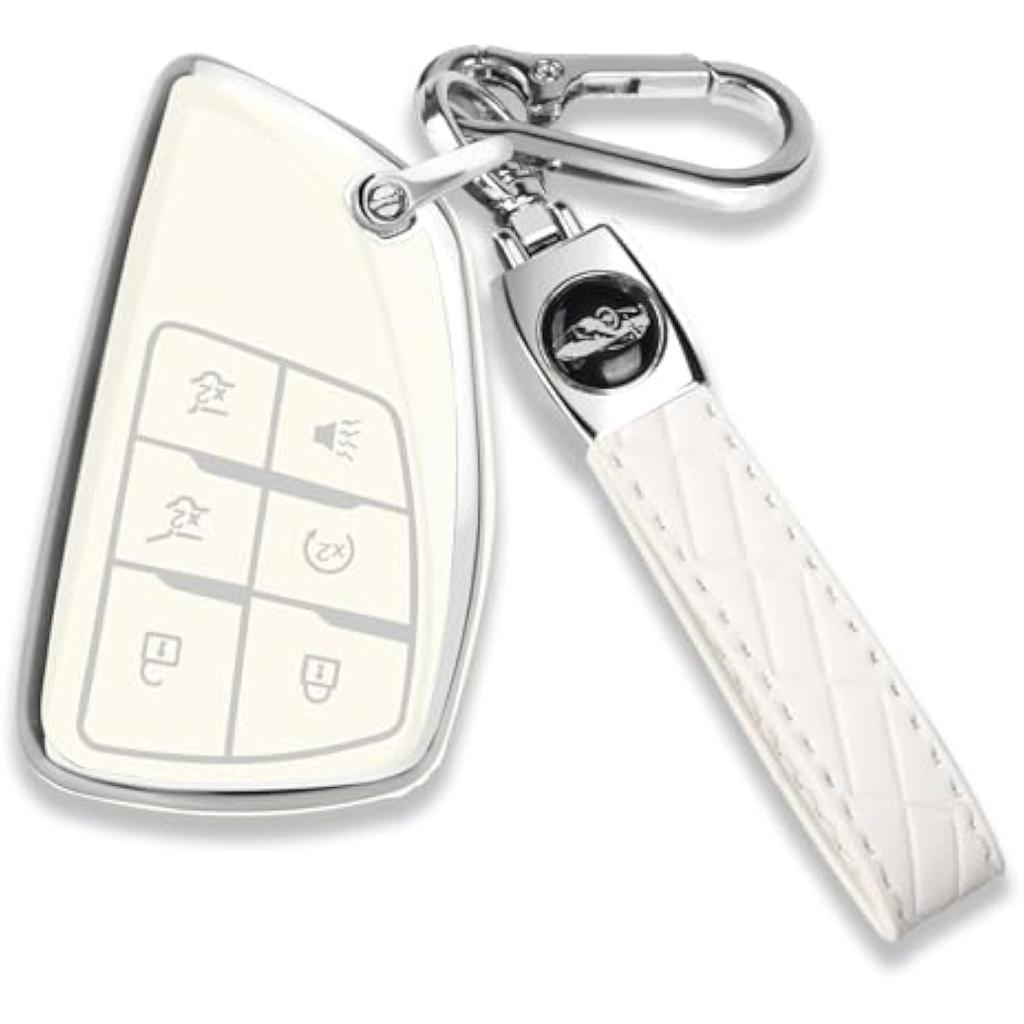 Мягкий защитный чехол из ТПУ для брелка Chevrolet, совместимый с совместимыми моделями Chevrolet 2021-2025 годов