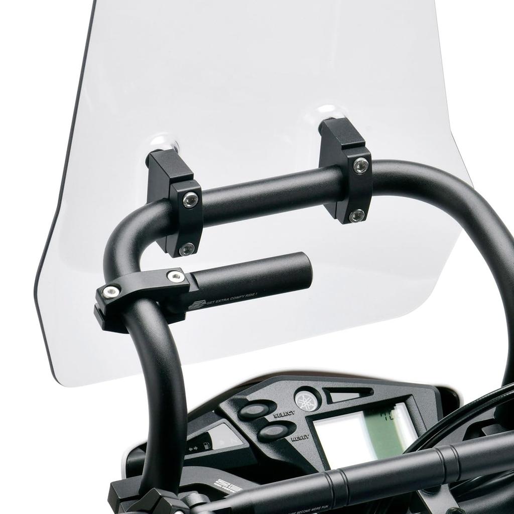 ZETA RACING Ветровое стекло Adventure Дополнительная монтажная планка-удлинитель Черный ZE70-1910 Dirt Freak DIRTFREAK