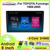Для TOYOTA Funcargo 1999-2005 Навигация GPS Android Автомагнитола Мультимедийный плеер Стерео wifi+4G Carplay Авто Видео