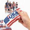 США 250-летие Игрушка-пищалка Снятие стресса Патриотическая Америка 250-летие Сенсорная игрушка-фиджет Сжималка Сувениры для вечеринки