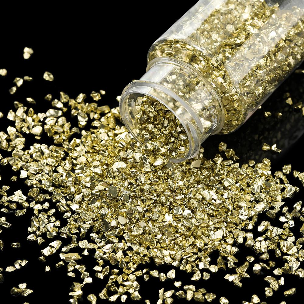 30g/Bottle Glass Crushed Stones Resin Fillings for DIY Epoxy Resin Mold Irregular Crystal Nail Art Decoration Jewelry Making