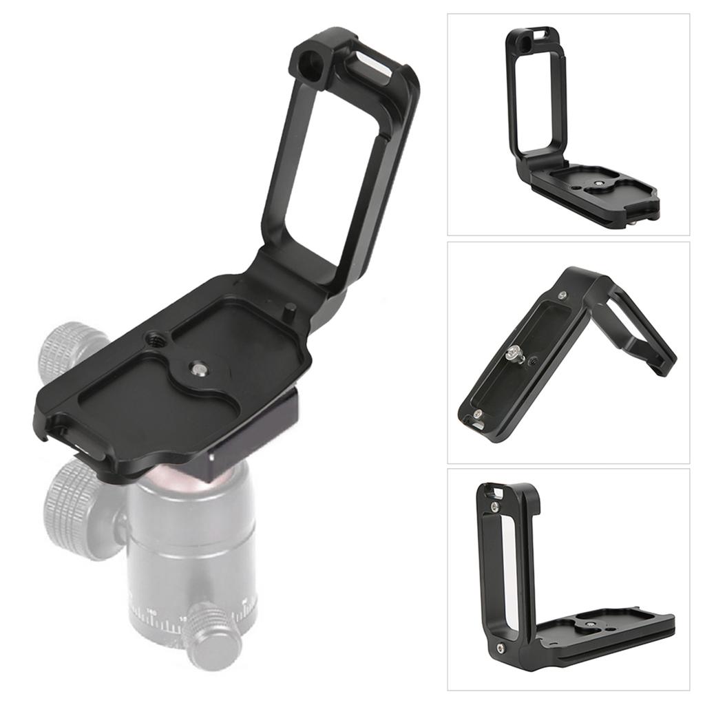 Aluminum Alloy Horizontal Vertical Shooting L Shape Quick Release Plate Bracket Hand Grip for Nikon