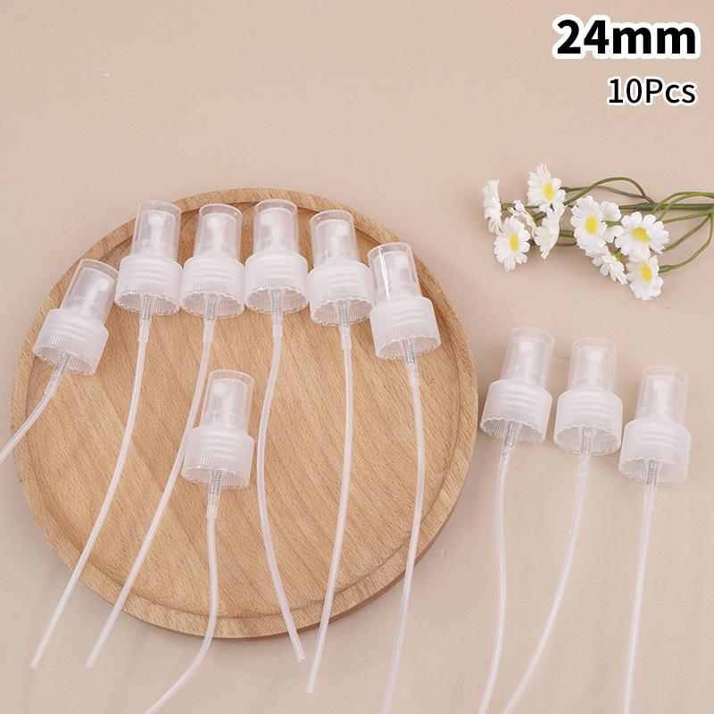 10 шт. портативный распылитель для флаконов с распылителем, насос для духов, распылительная головка с мелким туманом, сменная, многоразовая, 18/20/24 мм