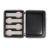 2/4/8 Slots Travel Dustproof Embedded Watch Box Zipper Portable PU Leather Storage Case Watch Display Box For Trips And Gifts