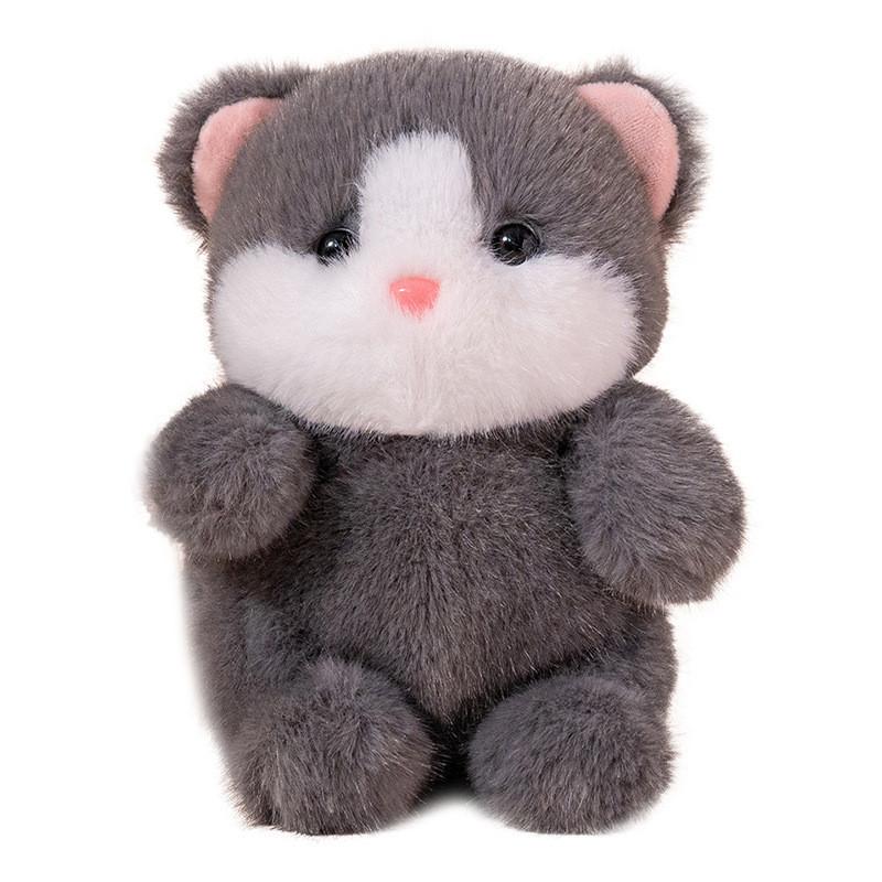 Милая игрушка-лисичка, мягкая игрушка, короткий плюшевый материал, кукла для детской спальни, подарок