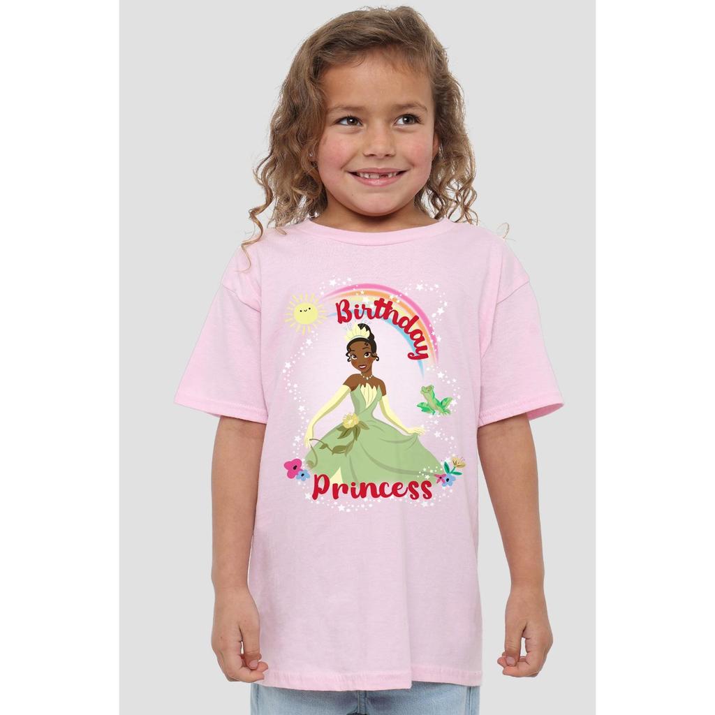 The Princess and the Frog Childrens/Kids Birthday Princess Tiana T-Shirt