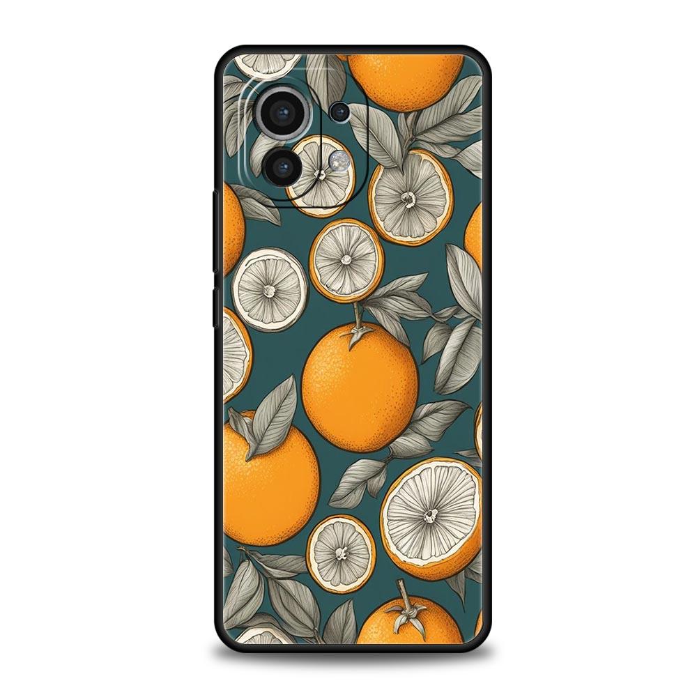 Летний чехол для телефона с принтом свежих фруктов и лимонов для Xiaomi Mi 17 Pro Max 15 14 13 12 11 Ultra 15T 14T 13T 12T Pro Lite Мягкий ТПУ