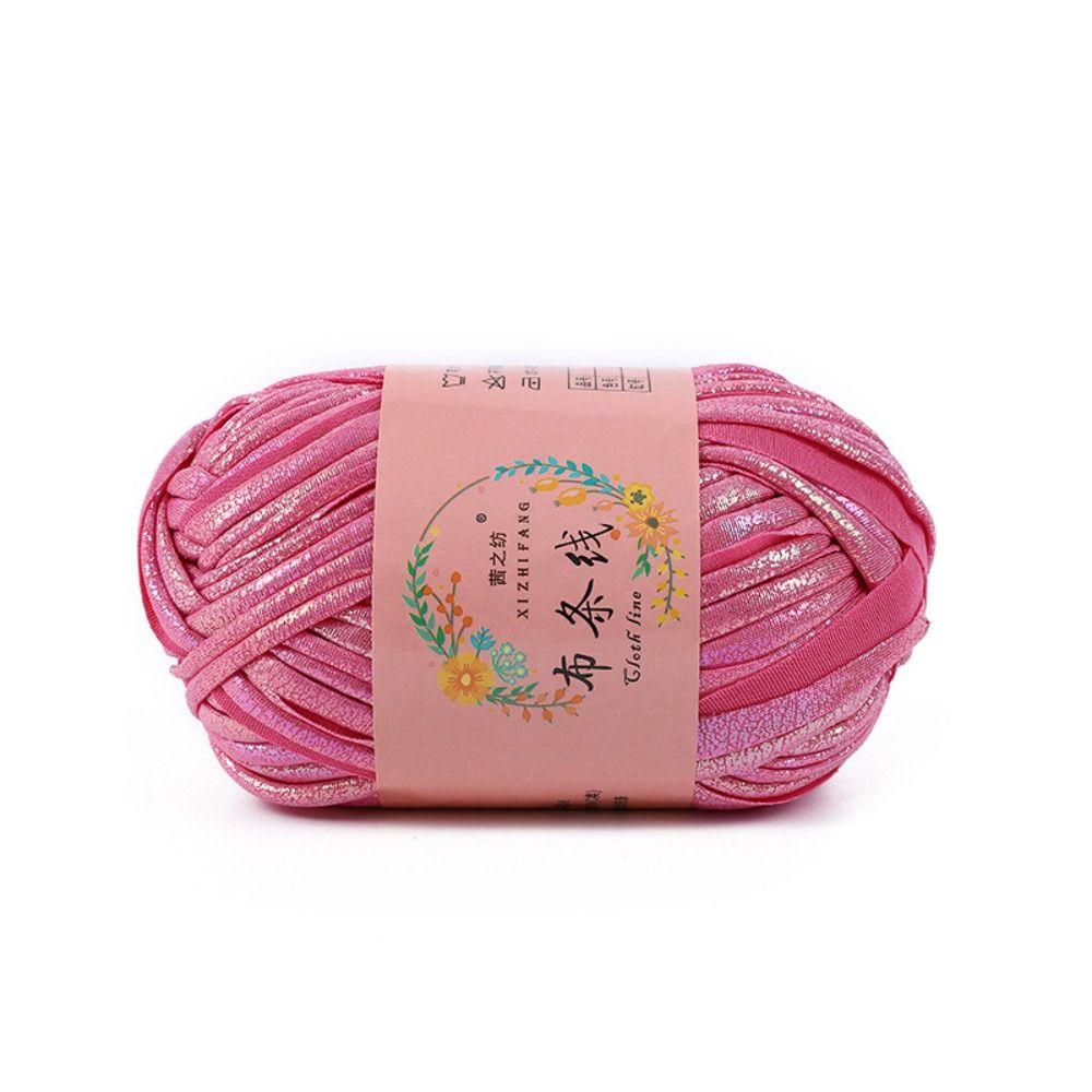 100 г Блестящая пряжа для вязания крючком Волшебный цвет Сделай сам Ручное вязание Универсальный моток пряжи Для футболки