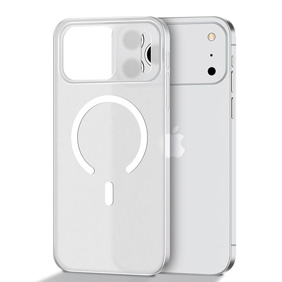 Роскошный ультратонкий матовый чехол для iPhone 17 Air 16 15 14 Plus 13 12 Pro Max с поддержкой беспроводной зарядки MagSafe, прозрачный ударопрочный чехол из ПК