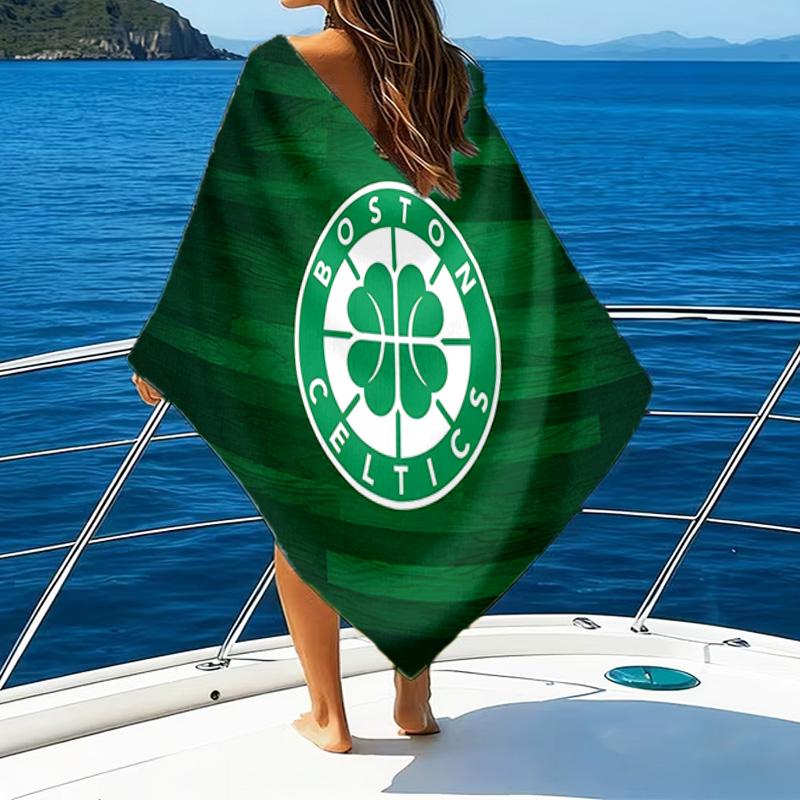 Boston Sports Icons Quick-Dry Microfiber Beach Towel Super Soft & Absorbent for Bath, Beach, Travel Bath Time Accessory, Fan gifts