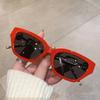 Women Korean Style Fashion Sunglass Small  Frame Glasses Trendy Female Hip-hop Colorful Cat Eye Eyewear